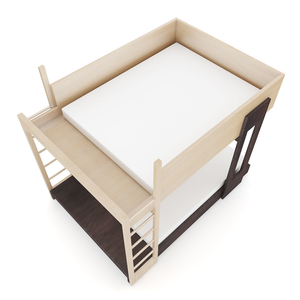 Bunk Bed 3D model_2
