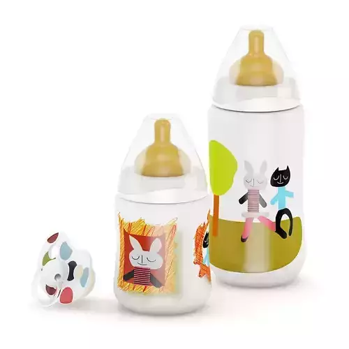 Milk Bottles and Soother