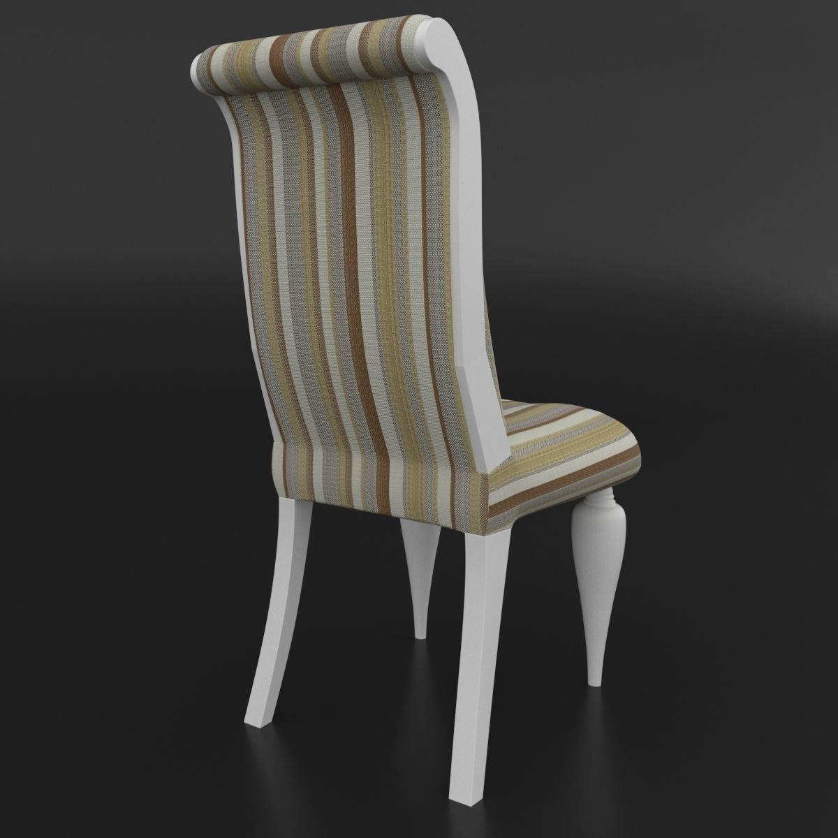 Dining set of classical design beta mobili ottocento italiano 3D model_5