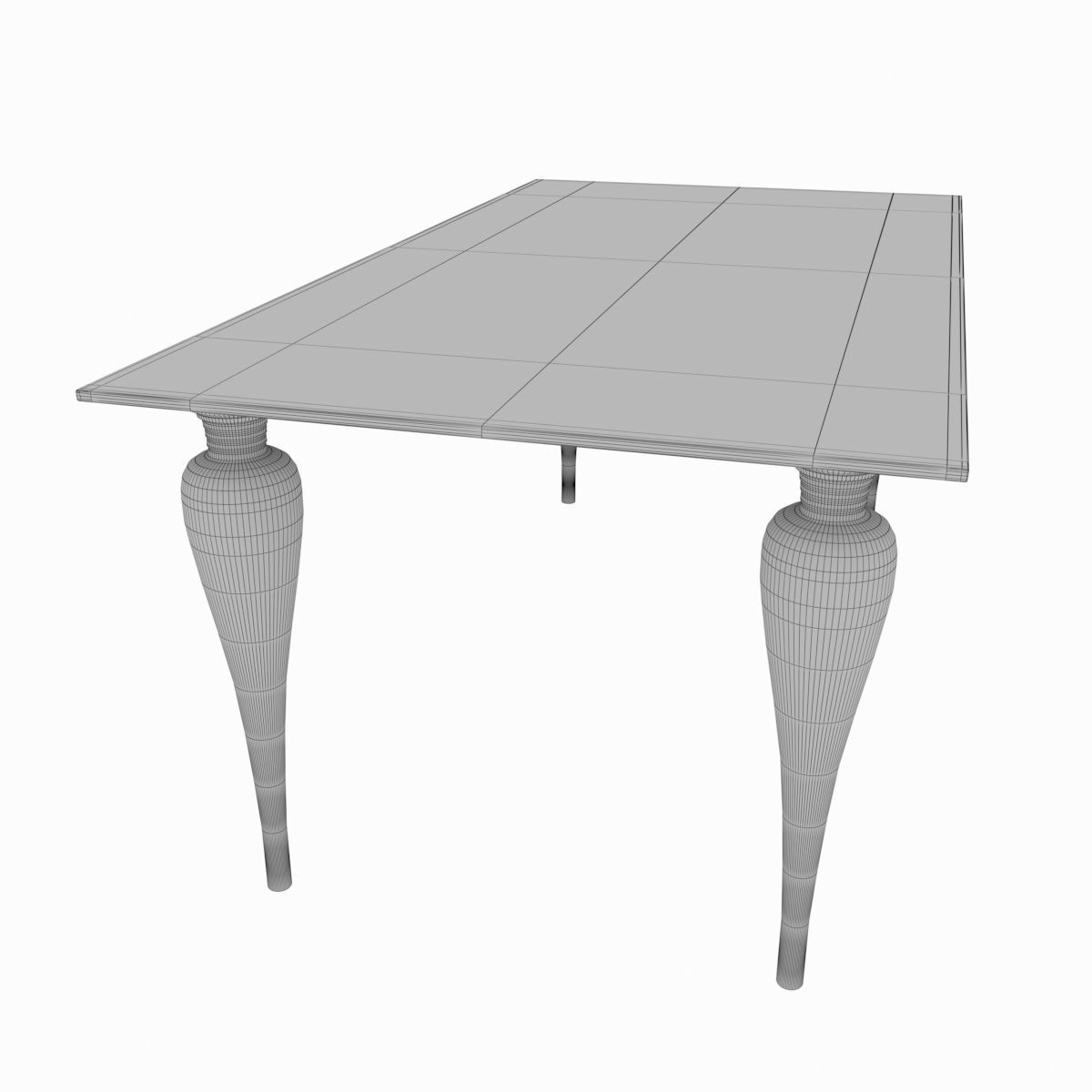 Dining set of classical design beta mobili ottocento italiano 3D model_6