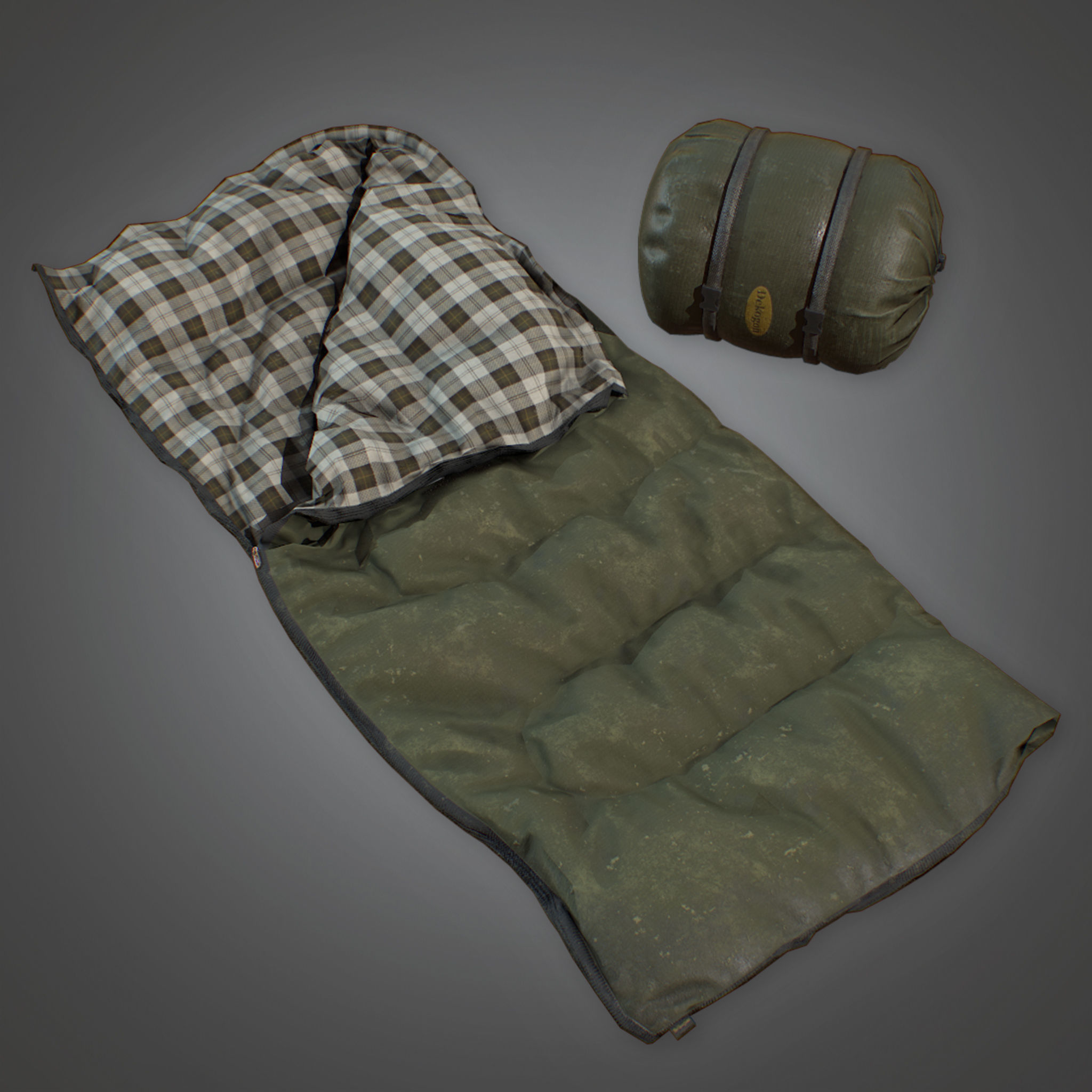 CAM - Sleeping Bag 01 - PBR Game Ready