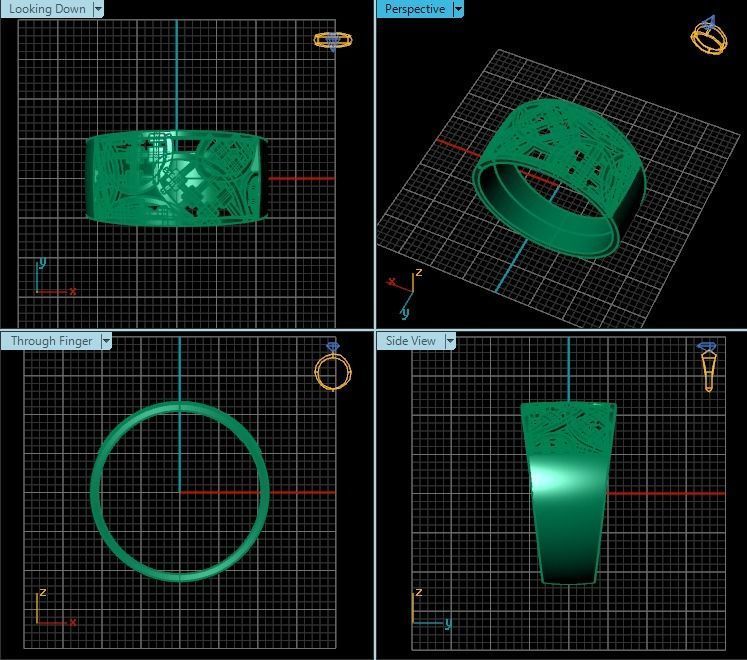 Ring T00973 3D print model_2