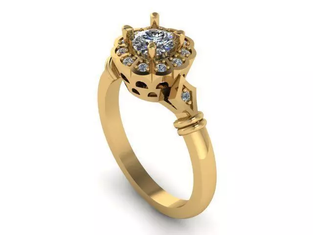 Ring T00977 3D print model_0