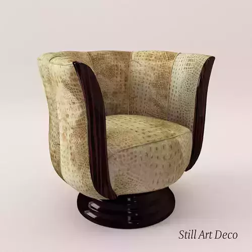 Rotaring fauteuil - Art Deco style