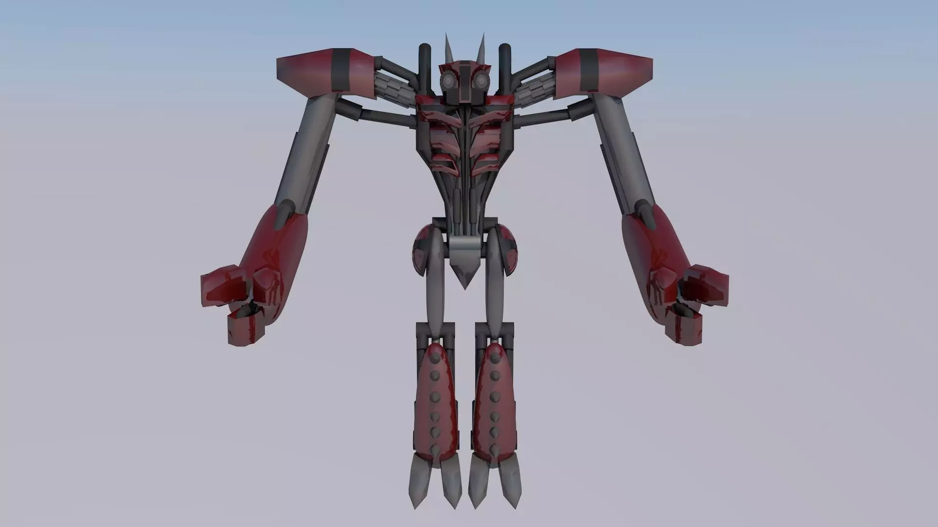 Robot with arms and legs 3D model