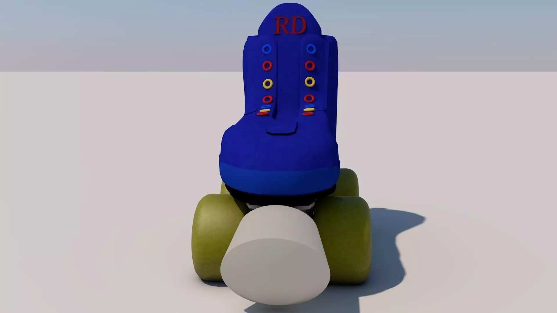 Roller skates 3D model