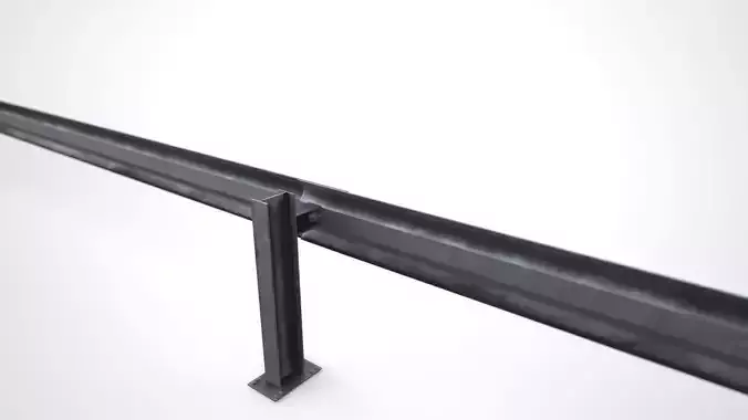 Guardrail metal rod