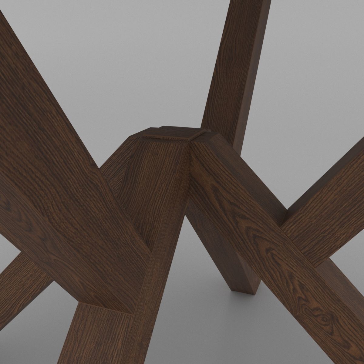 Dining set of classic italian design Calligaris Mikado 3D model_8