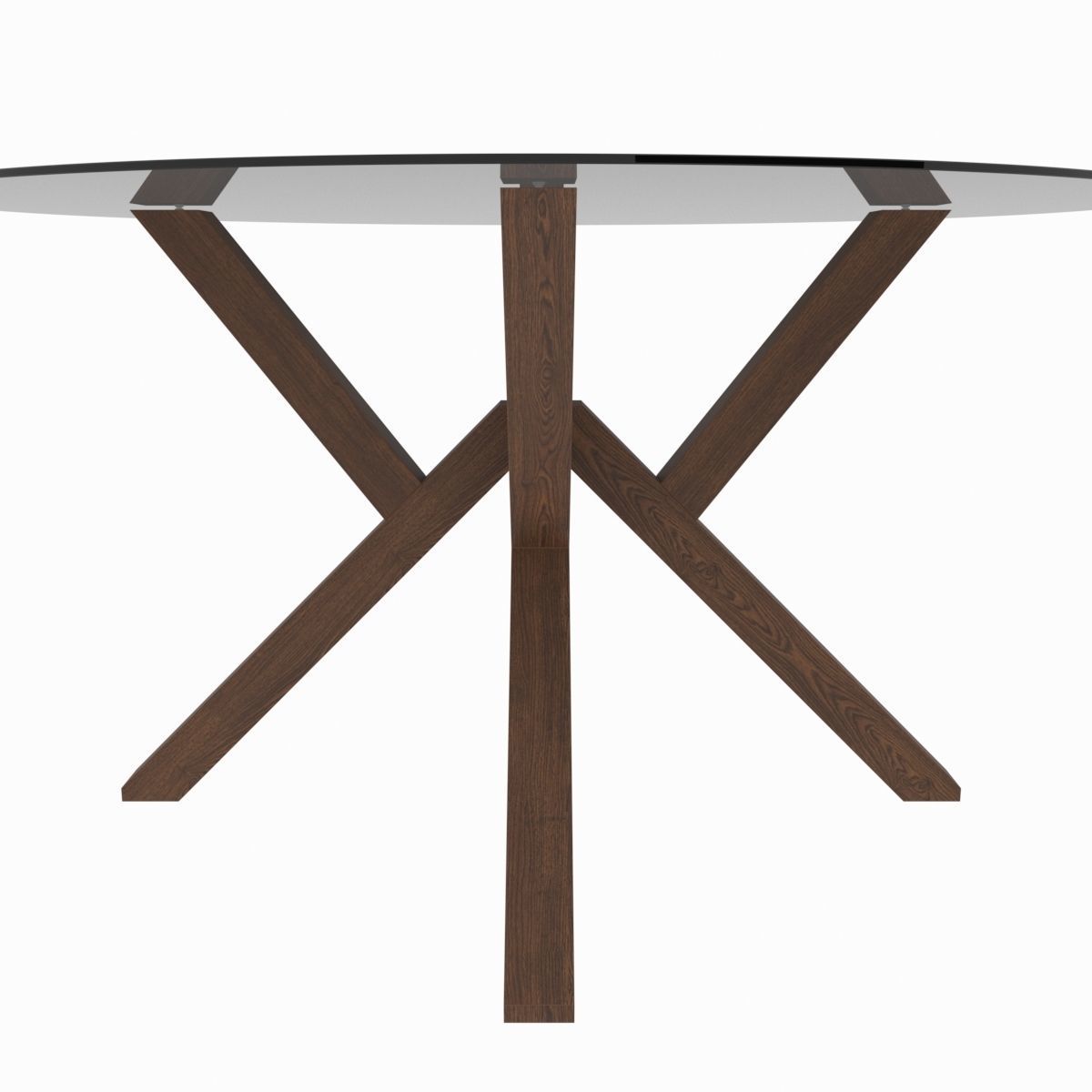 Dining set of classic italian design Calligaris Mikado 3D model_3