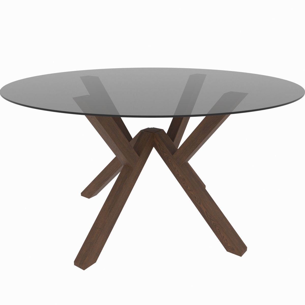 Dining set of classic italian design Calligaris Mikado 3D model_4