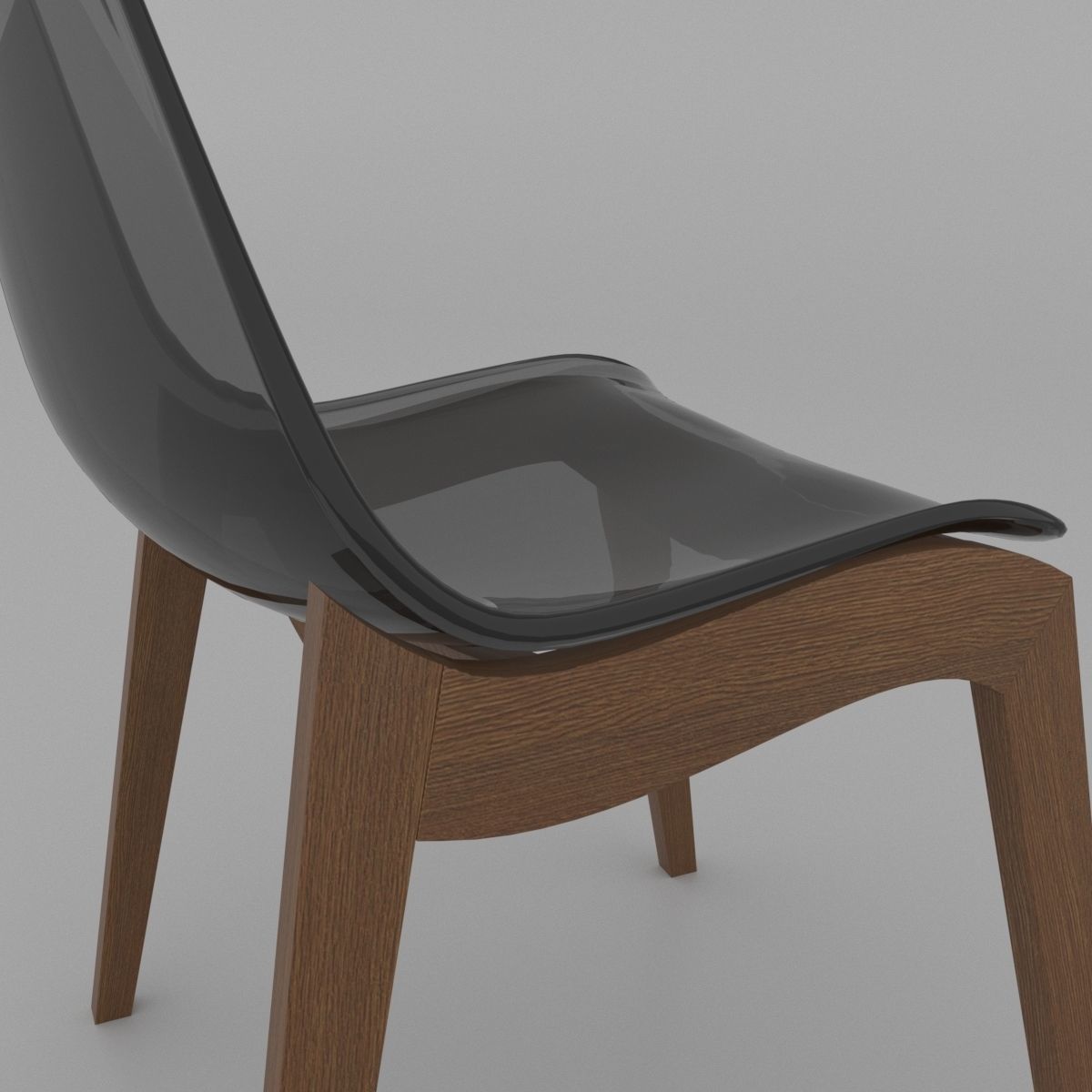 Dining set of classic italian design Calligaris Mikado 3D model_6