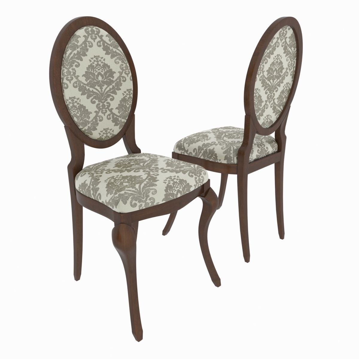 Dining set of classic italian design Giorgio Casa  3D model_5