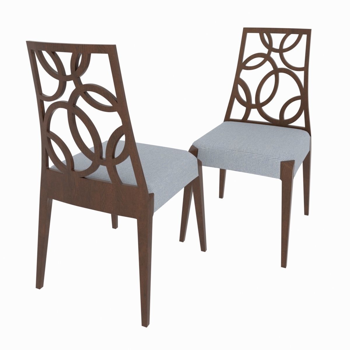 Dining set of classical italian design Giuliacasa Michelangelo 3D model_4