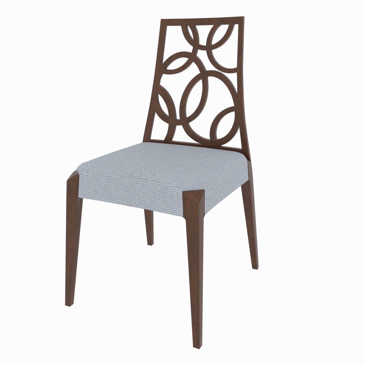 Dining set of classical italian design Giuliacasa Michelangelo 3D model_5