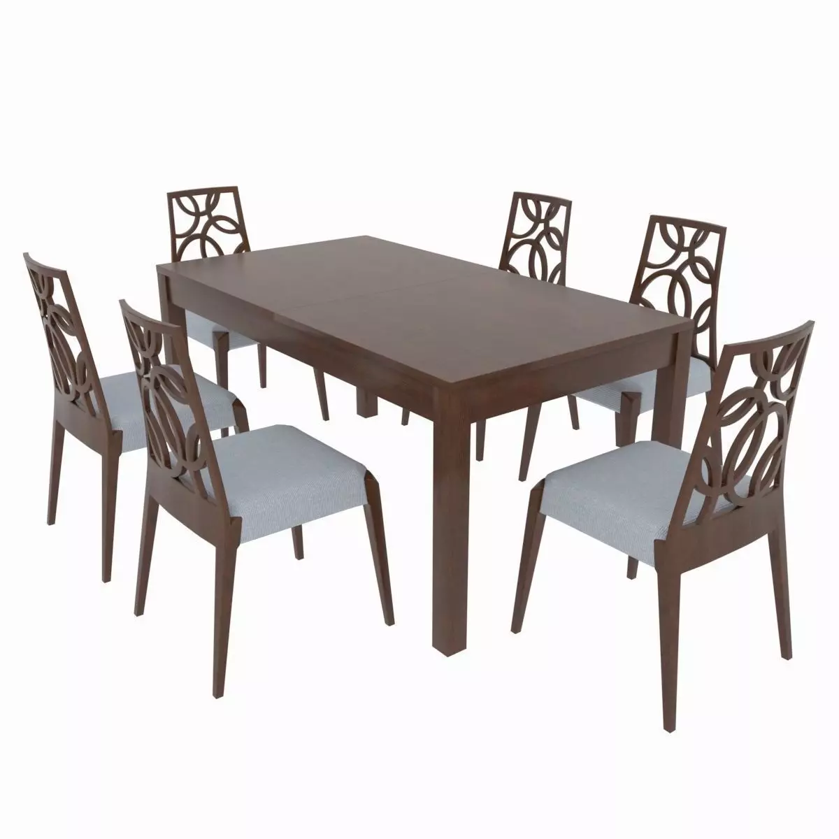 Dining set of classical italian design Giuliacasa Michelangelo 3D model_0