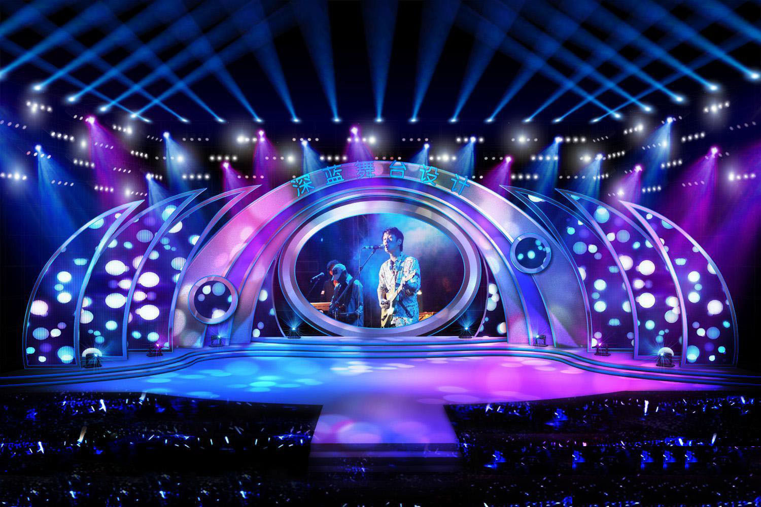 Exquisite Concert Hall 3D Model .max