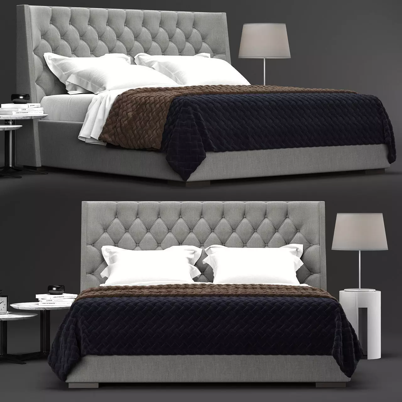 Meridiani Turman Low bed 3D model