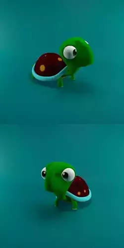 Baby ninja turtle 3D print model