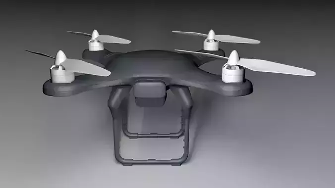 Drone with Camera 3D model