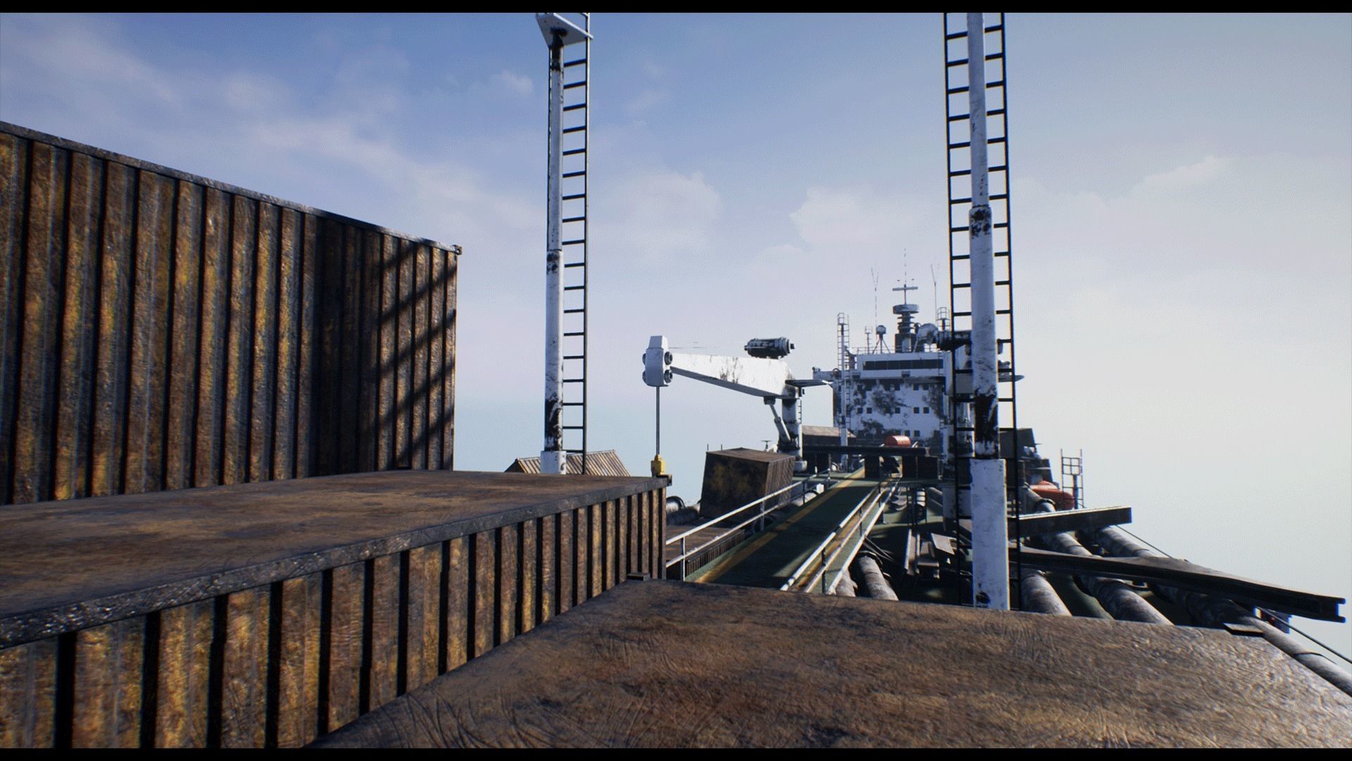 Post-apocalyptic oil tanker Low-poly 3D model_11