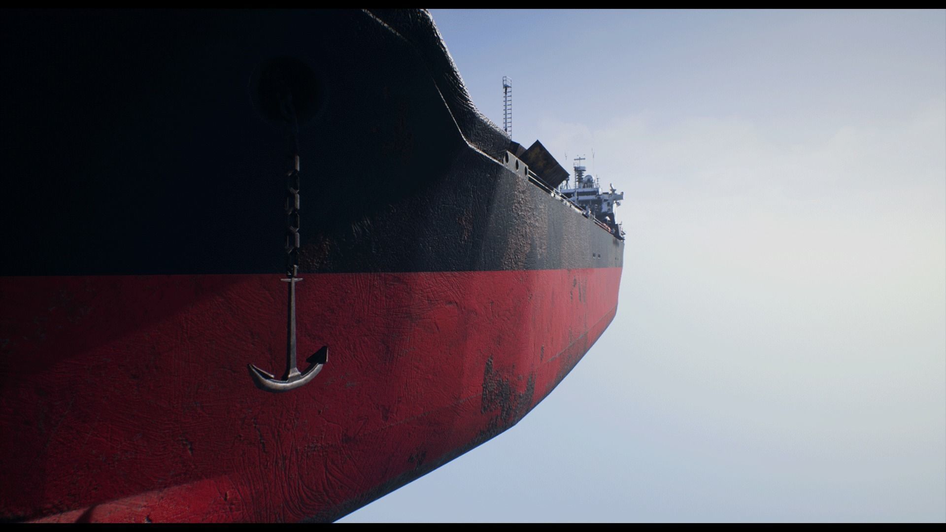 Post-apocalyptic oil tanker Low-poly 3D model_2