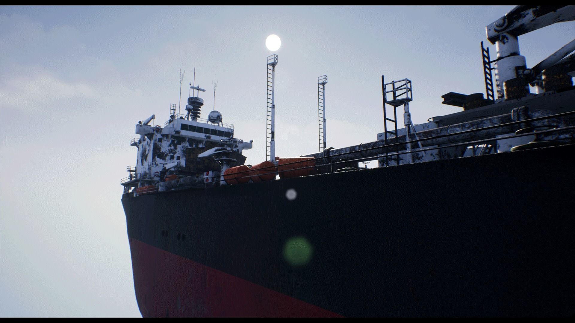 Post-apocalyptic oil tanker Low-poly 3D model_21