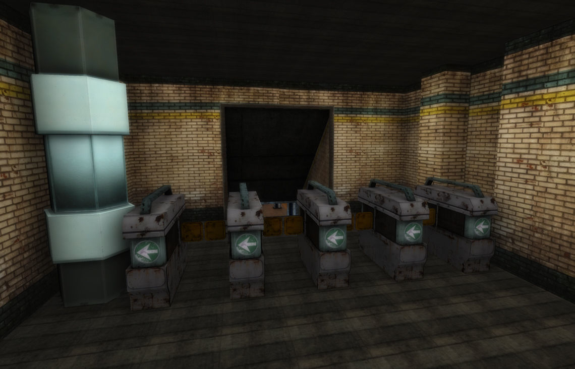 Urban Subway  Low-poly 3D model_3