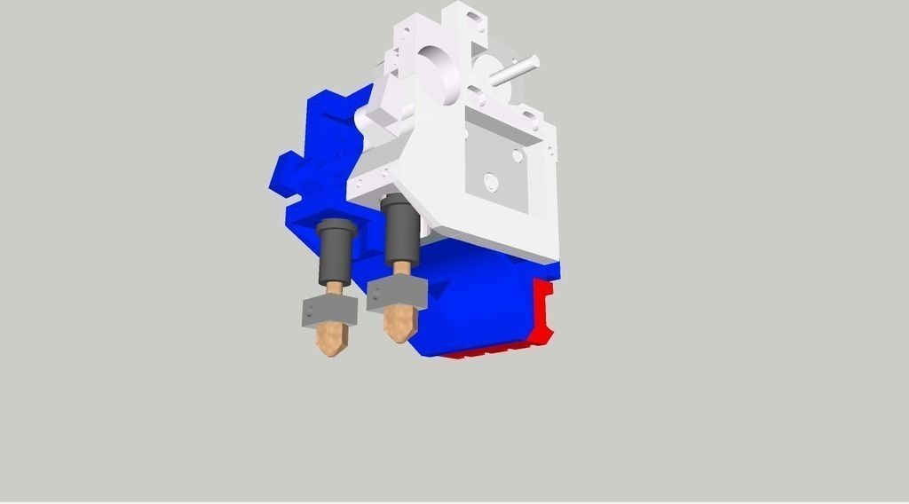 FalaALLinn2 extruder i3 Free 3D print model_3