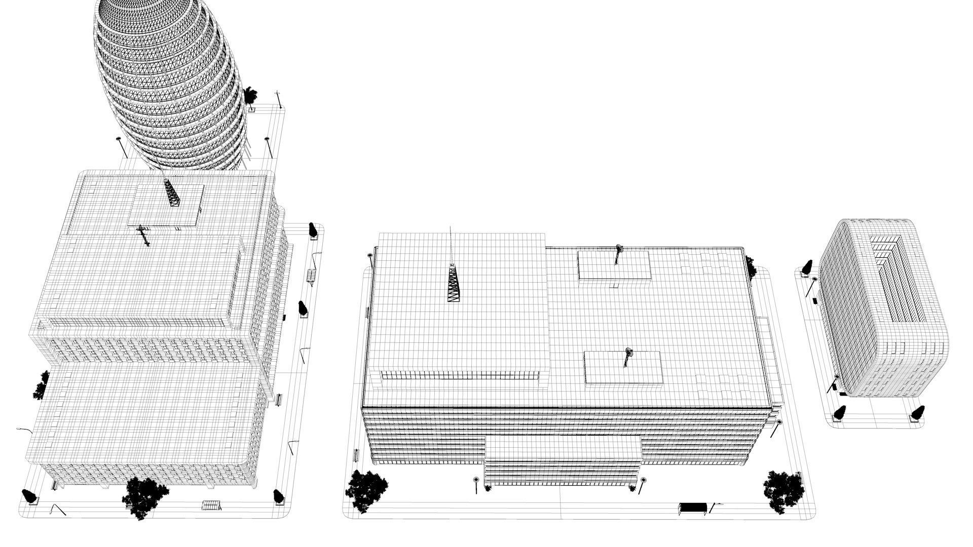 buildings pack 3D model_12