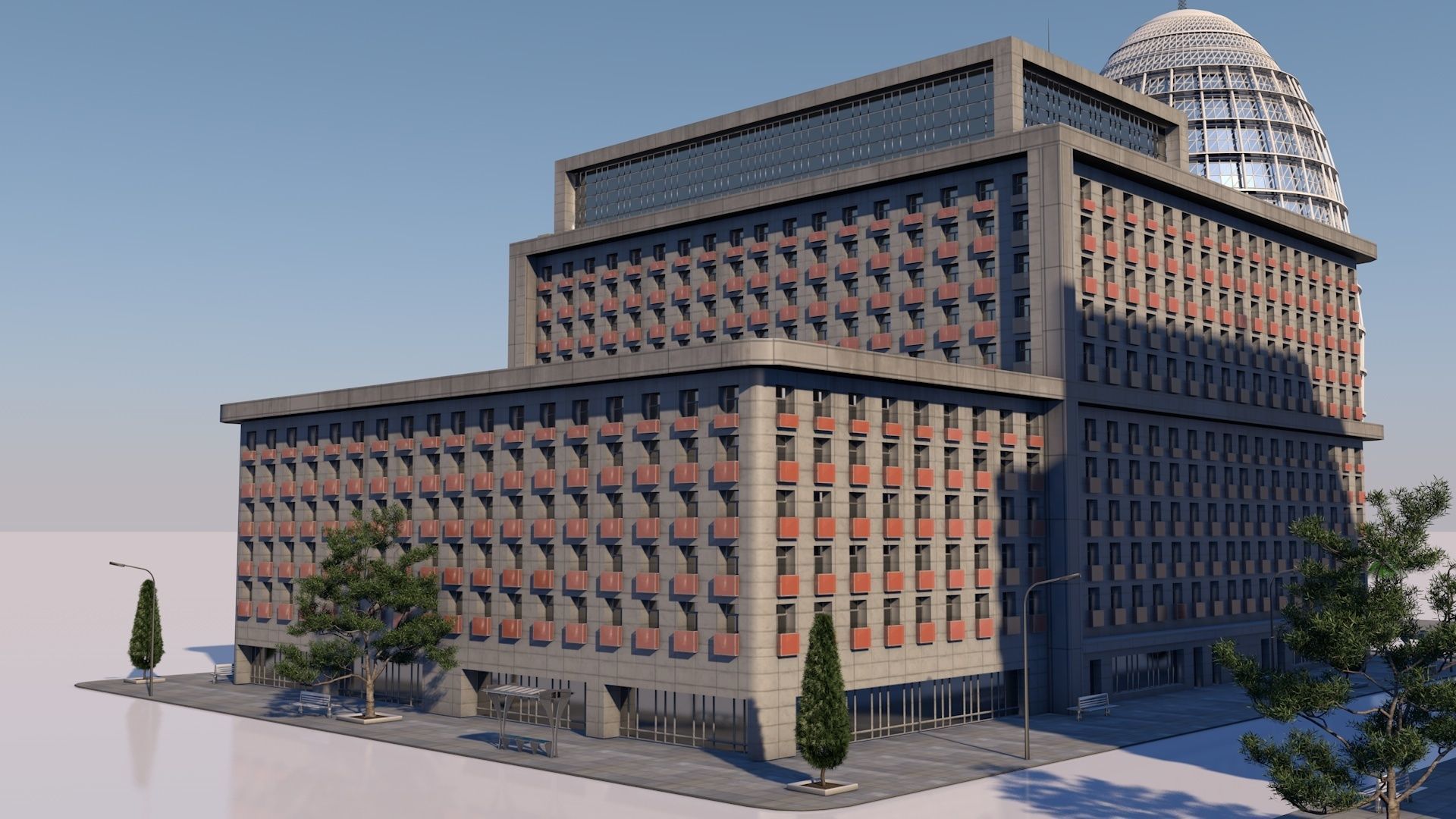 buildings pack 3D model_8