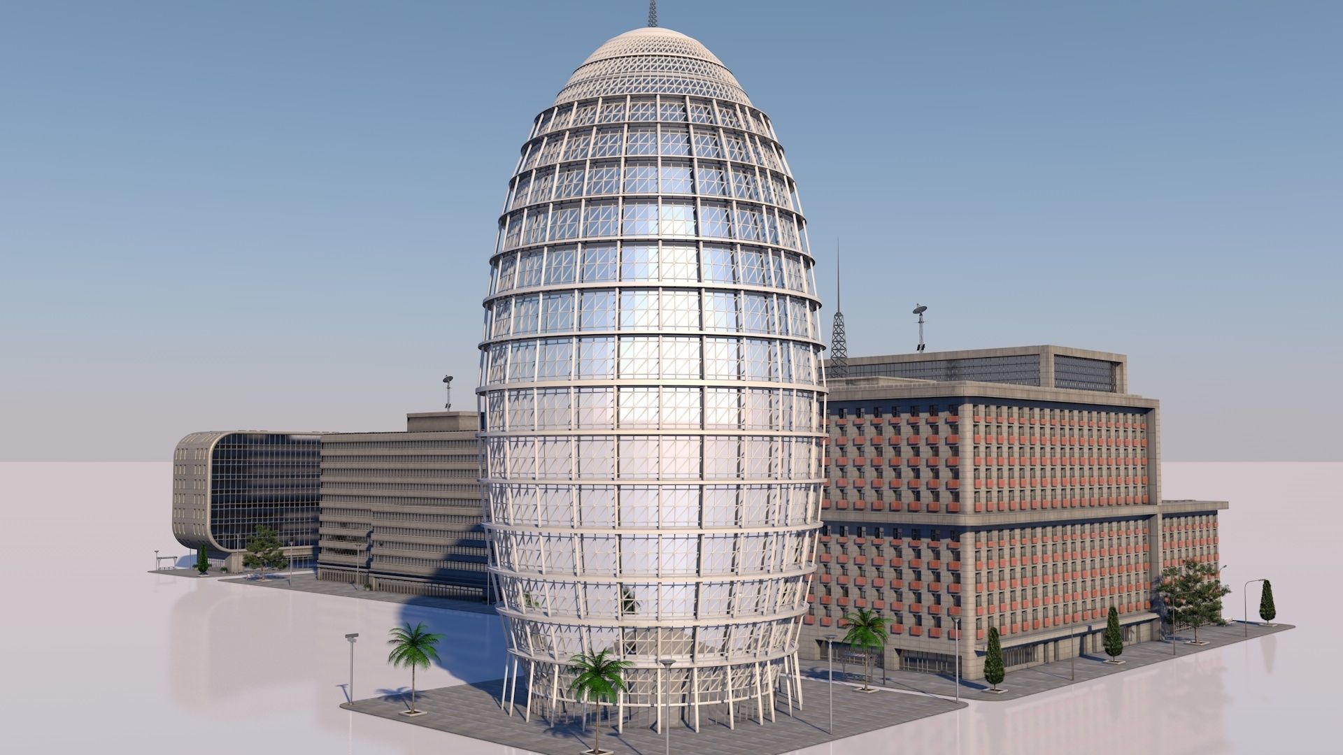 buildings pack 3D model_9