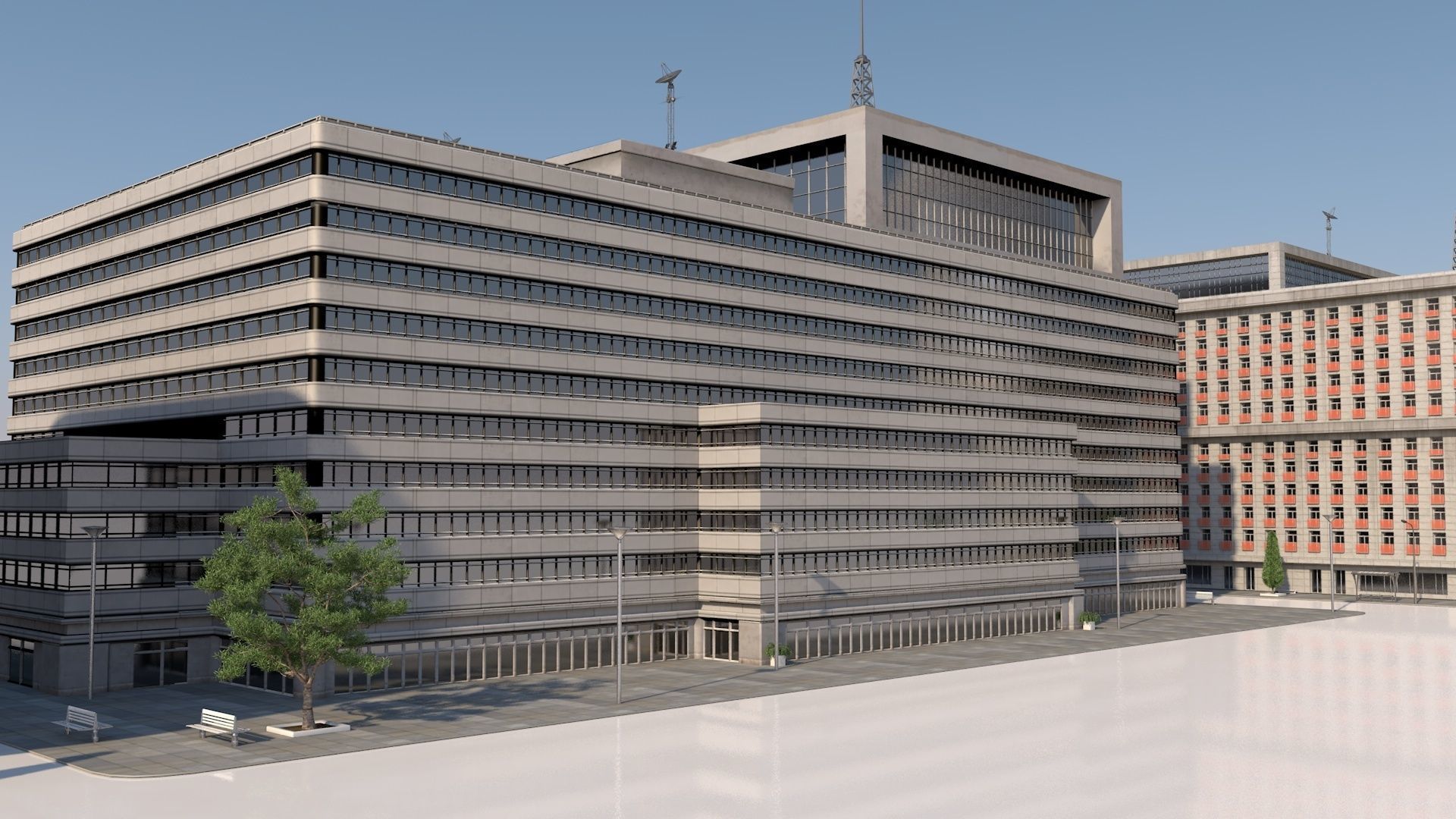 buildings pack 3D model_4