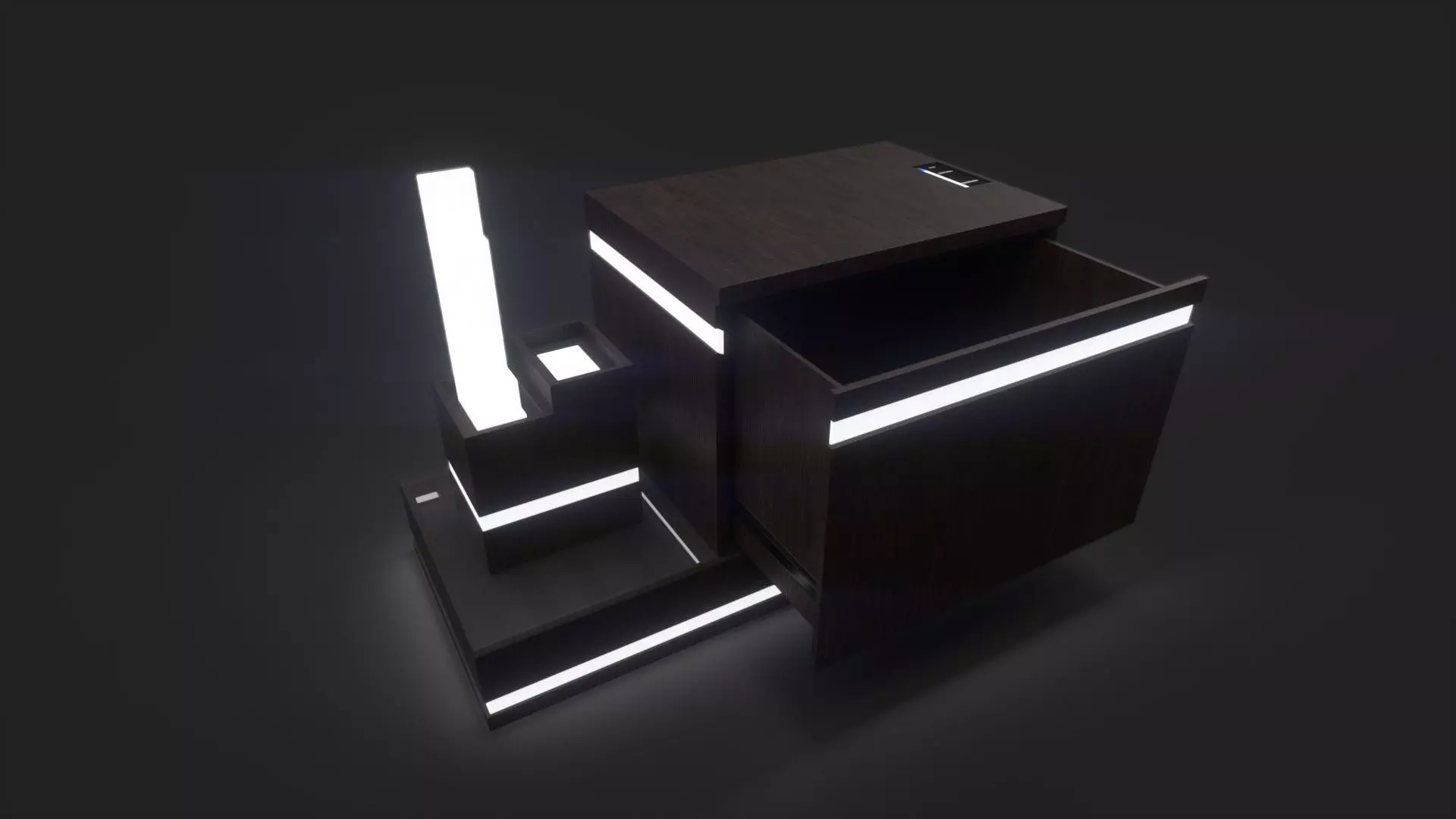 Nightstand Lampshade Free 3D model_0