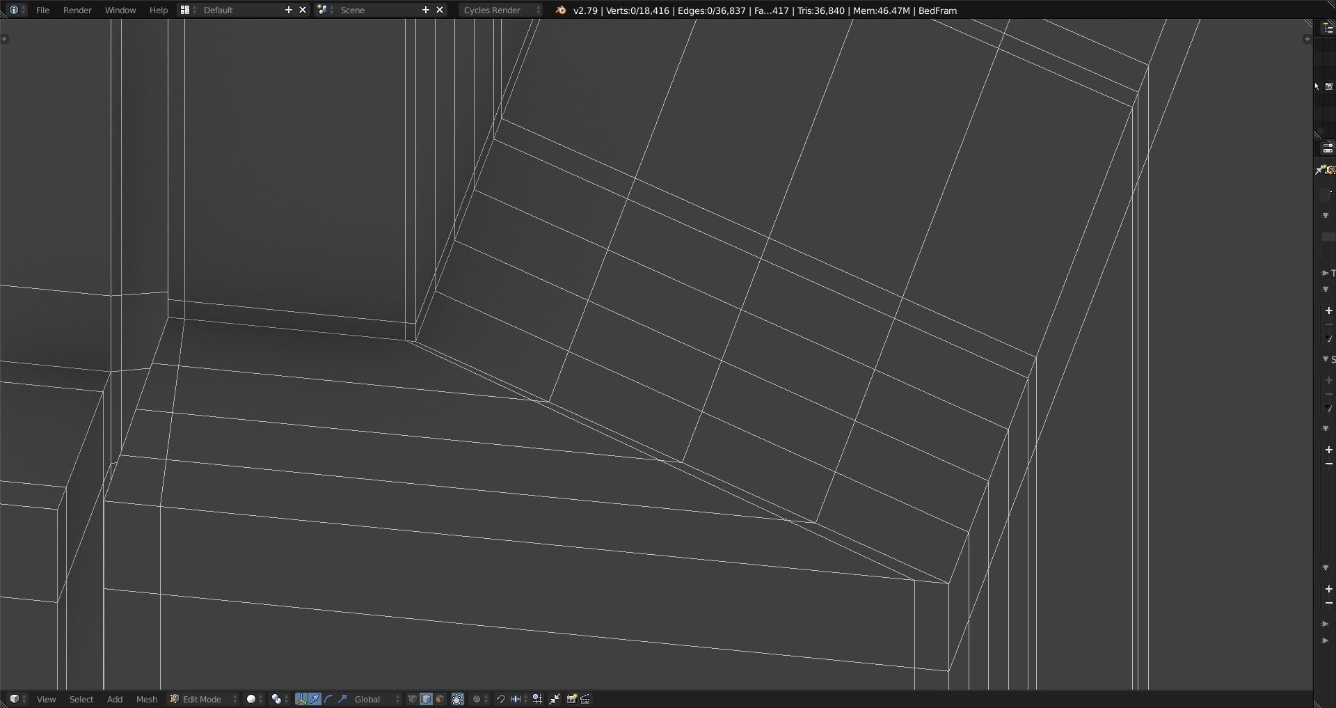 Nightstand Lampshade Free 3D model_20