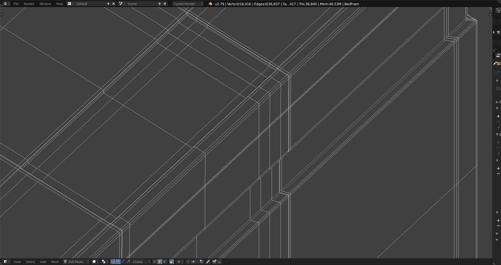 Nightstand Lampshade Free 3D model_22