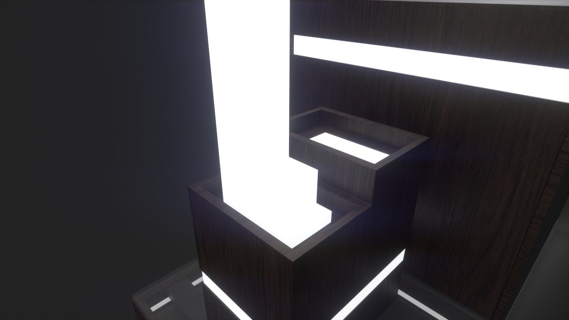 Nightstand Lampshade Free 3D model_7