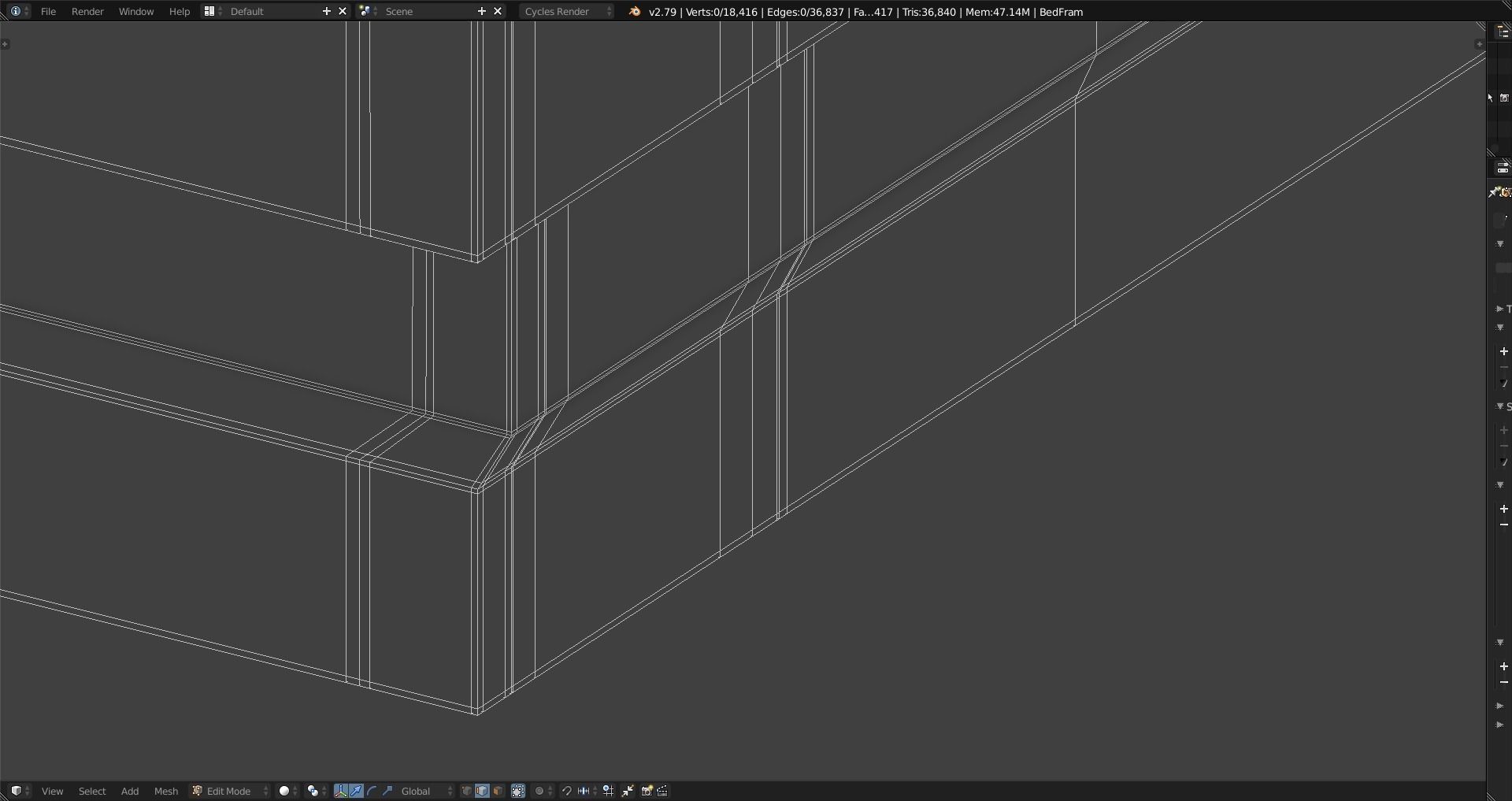 Nightstand Lampshade Free 3D model_19