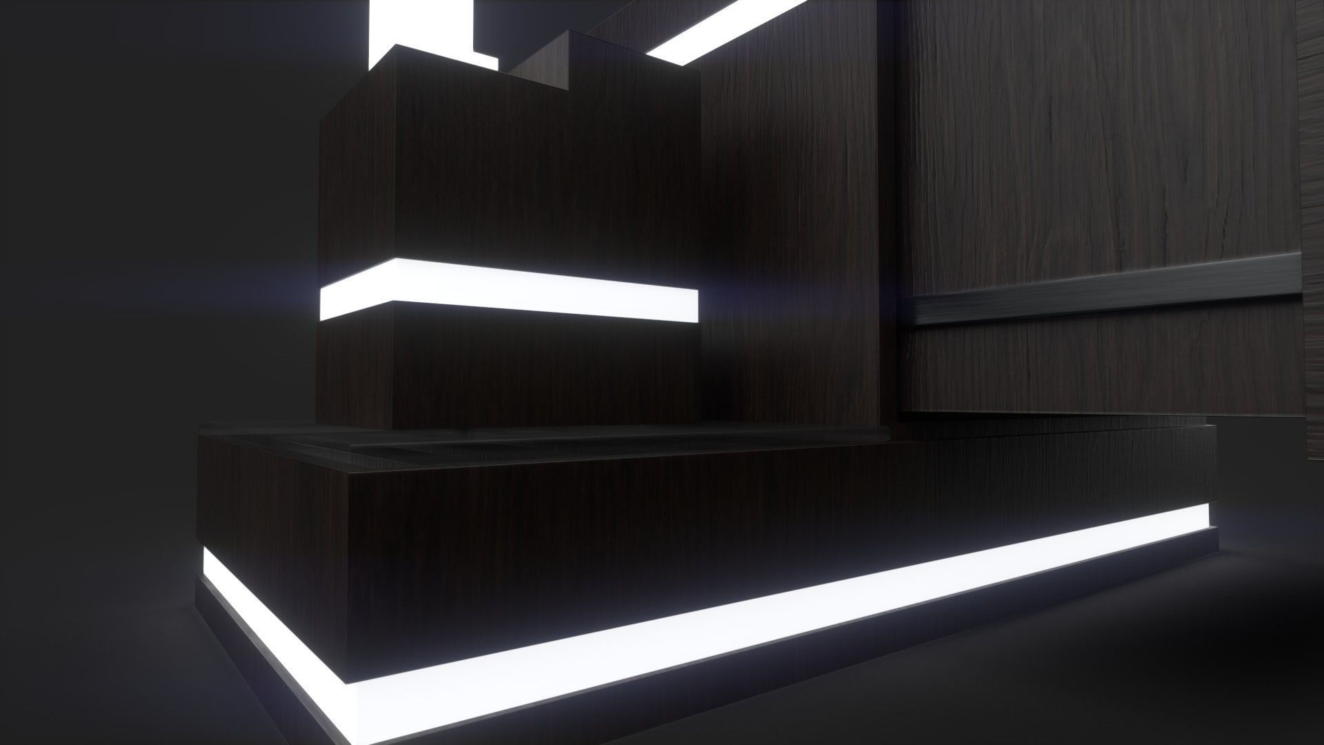 Nightstand Lampshade Free 3D model_8