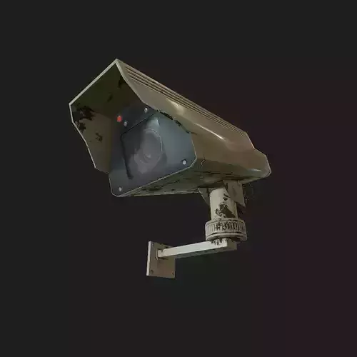 Security Camera  Low-poly 3D model