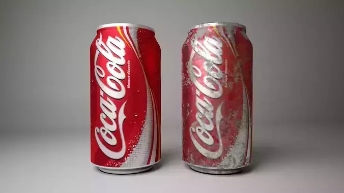 Coca Cola Coke Can Free low-poly 3D model