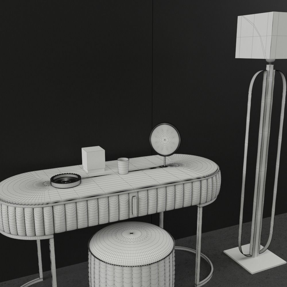 Rimmel dressering table 3D model_2