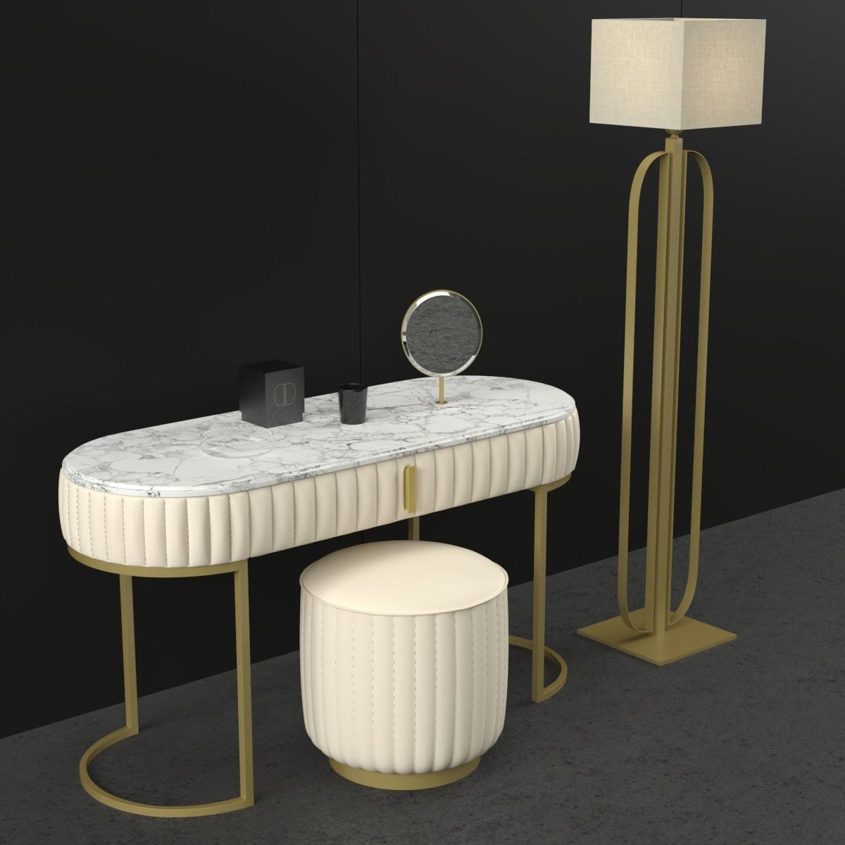 Rimmel dressering table 3D model_1
