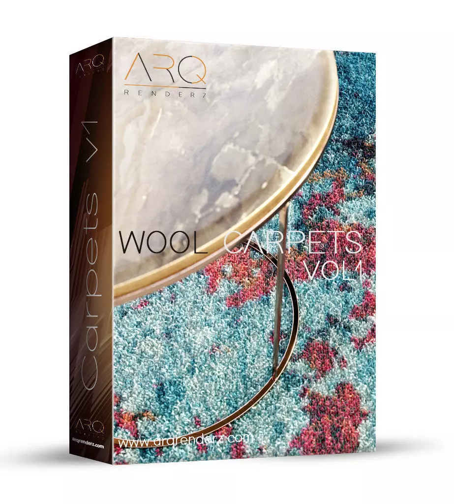 Wool carpets vol1 3D model_0
