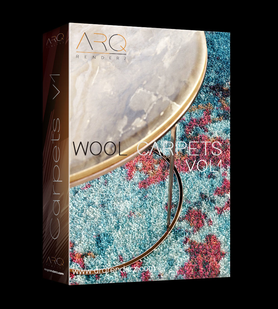 Wool carpets vol1 3D model_4