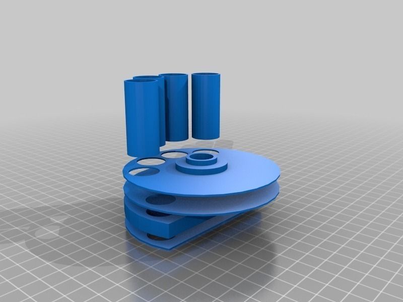 Automatic pill dispenser Free 3D print model_1
