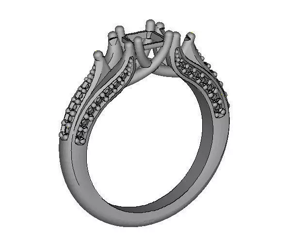 golden ring 3D print model