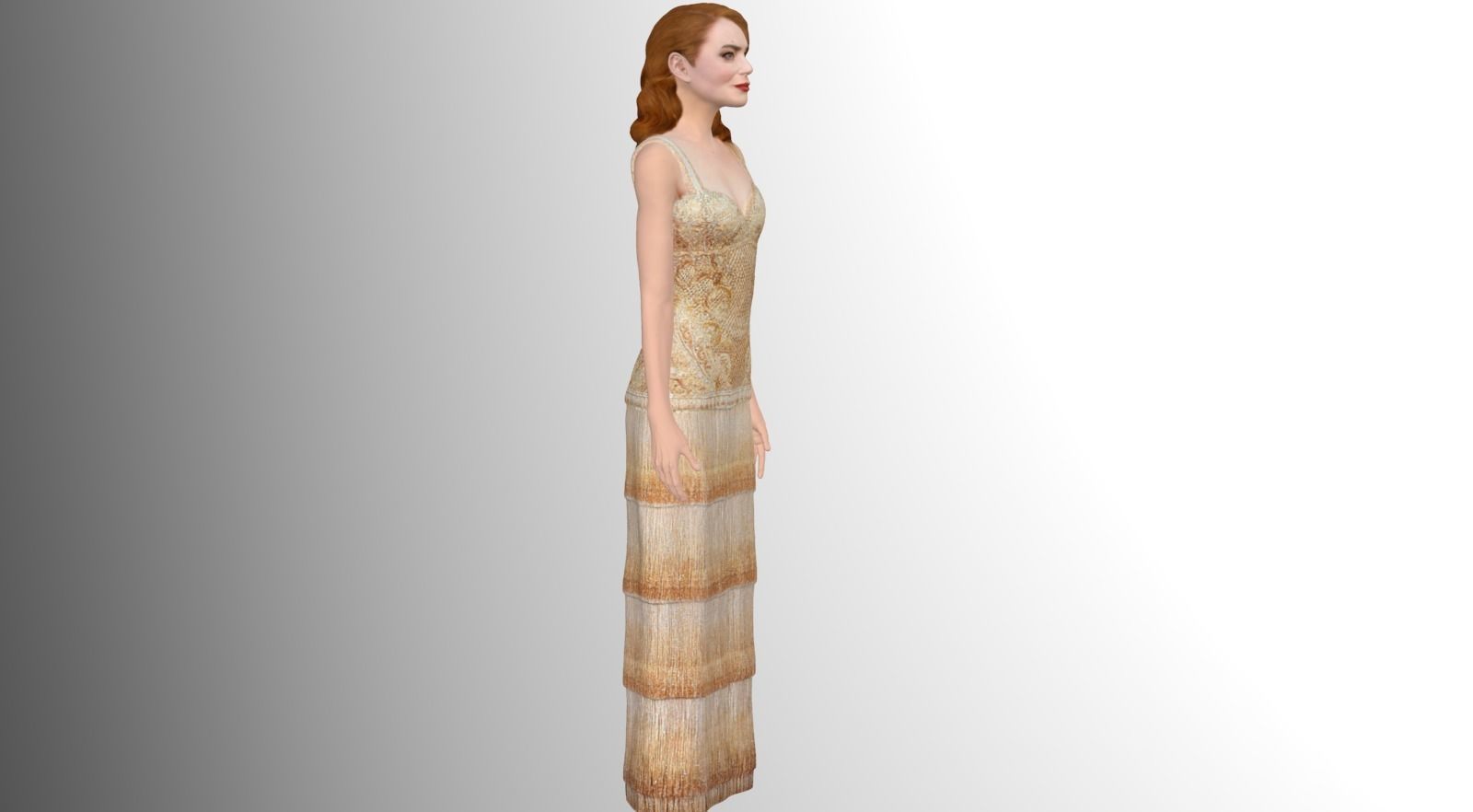 Celebrities Pack Jolie Pitt Stone Gosling Kardashian 3D printing 3D print model_11