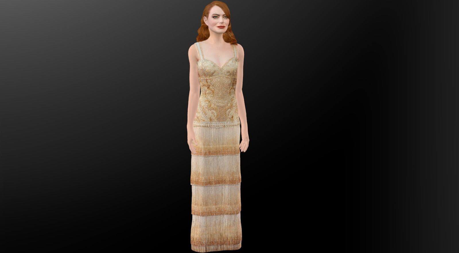 Celebrities Pack Jolie Pitt Stone Gosling Kardashian 3D printing 3D print model_2