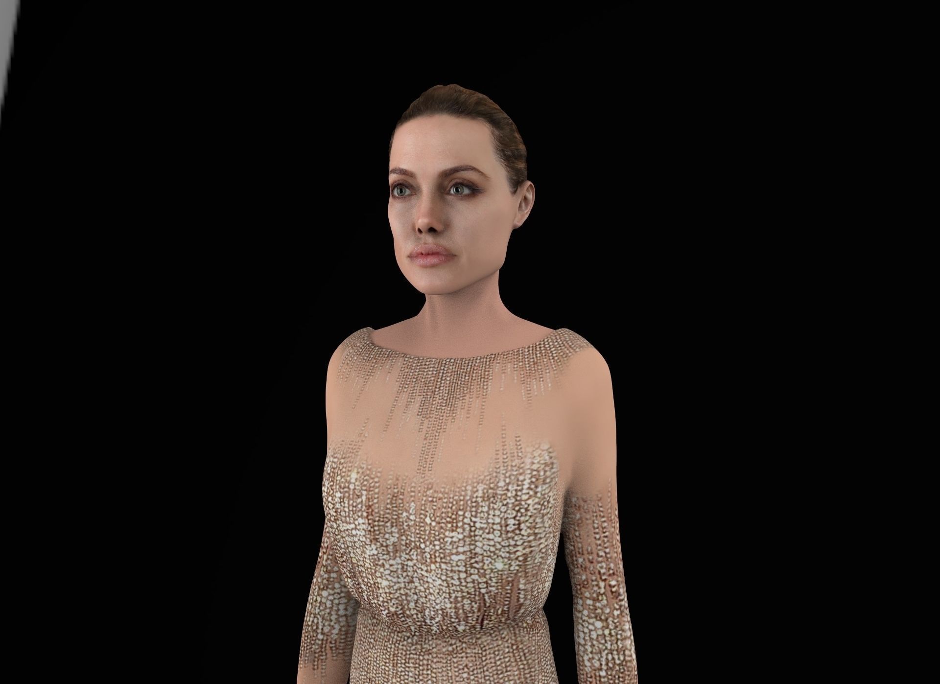 Celebrities Pack Jolie Pitt Stone Gosling Kardashian 3D printing 3D print model_91