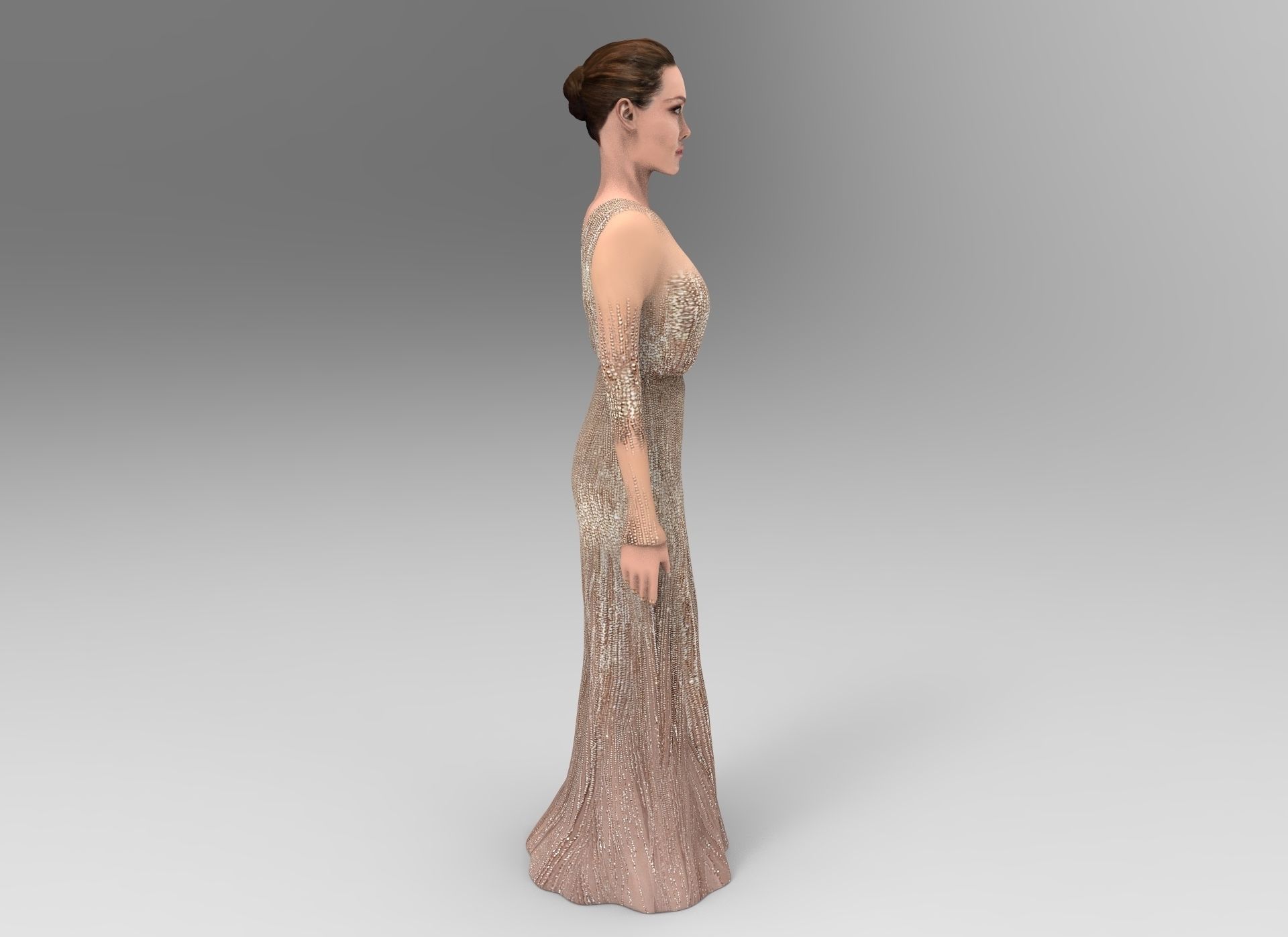 Celebrities Pack Jolie Pitt Stone Gosling Kardashian 3D printing 3D print model_95